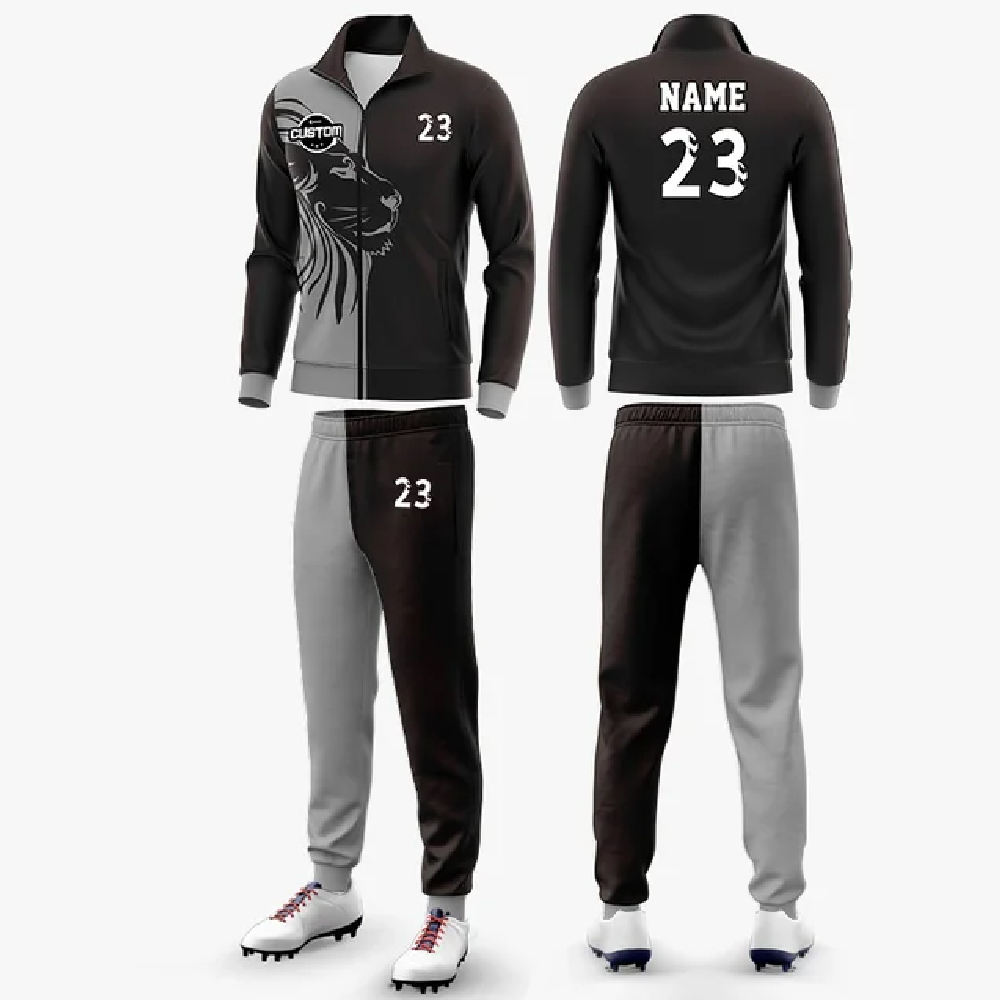 Hestic Sports Wear Custom Mens Soccer Tracksuits Youth Football Tracksuit 100% Polyester Training Uniform Soccer Sportswear Half Zipper Tracksuits